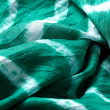Tie-Dye Stripe Silk Scarf - Aaria Tees Aaria Tees