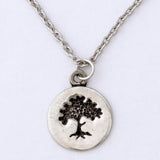 Mindful Living Sterling Necklace - Aaria Tees Aaria Tees
