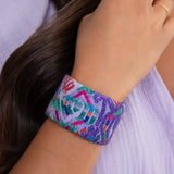 Upcycled Huipil Cuff - Aaria Tees Aaria Tees