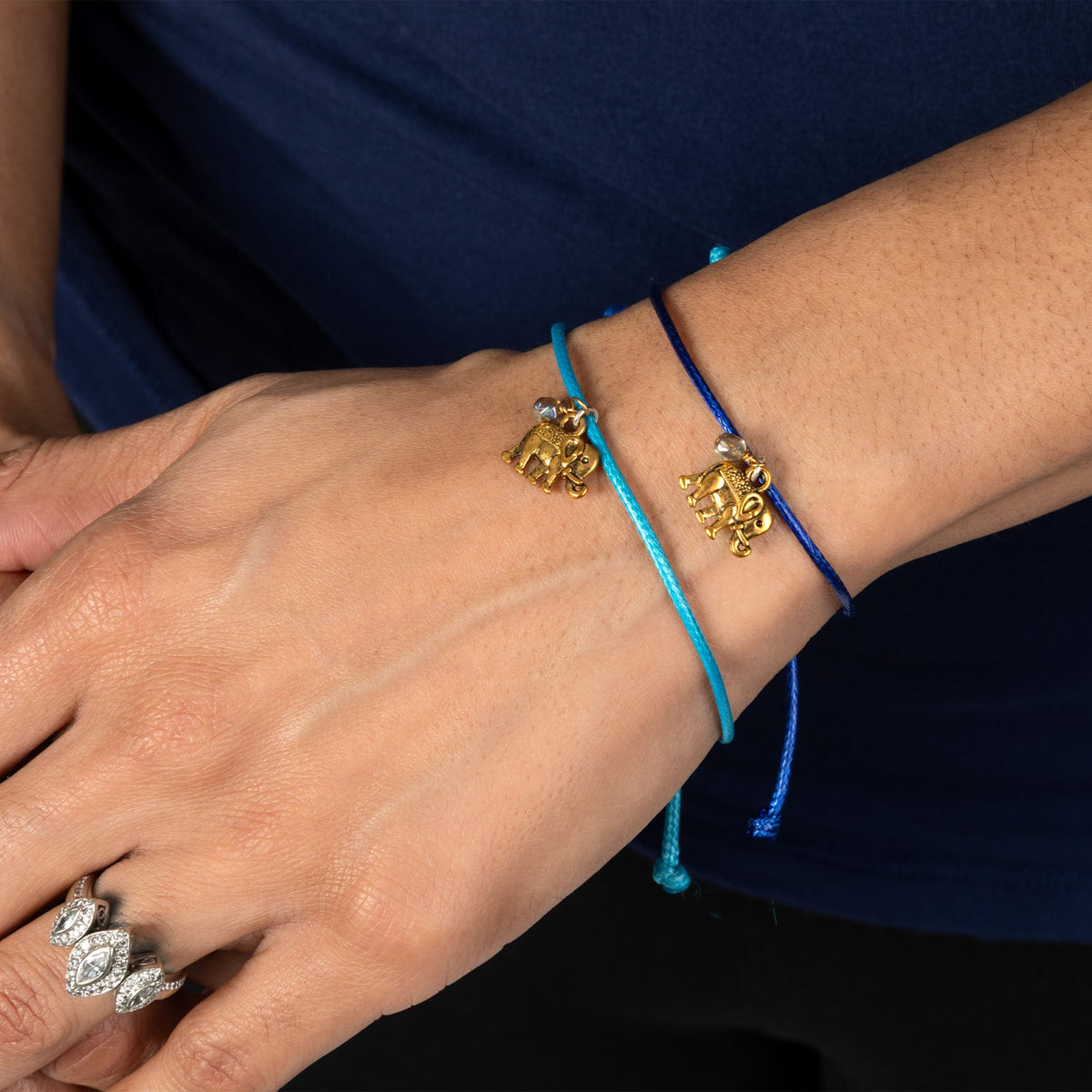 Elephant Friendship Bracelet - Set of 2! - Aaria Tees