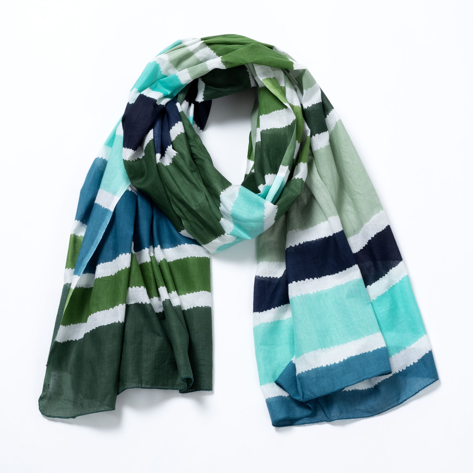 Hand-Painted Horizon Scarf - Aaria Tees Aaria Tees