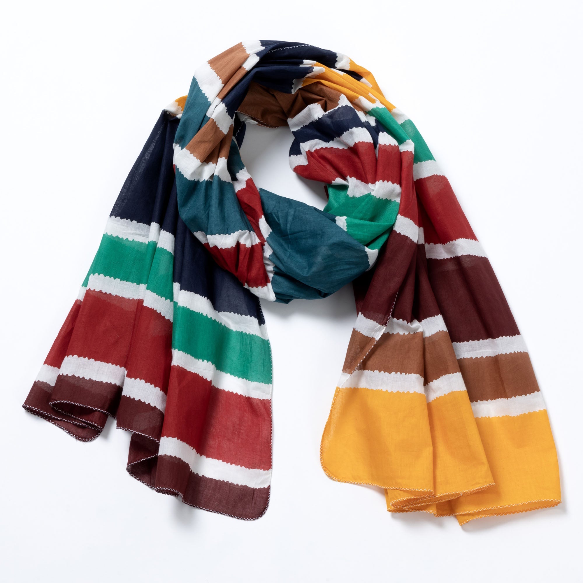 Hand-Painted Horizon Scarf - Aaria Tees Aaria Tees