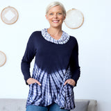 Waves Gone By Crossover Tunic - Aaria Tees Aaria Tees