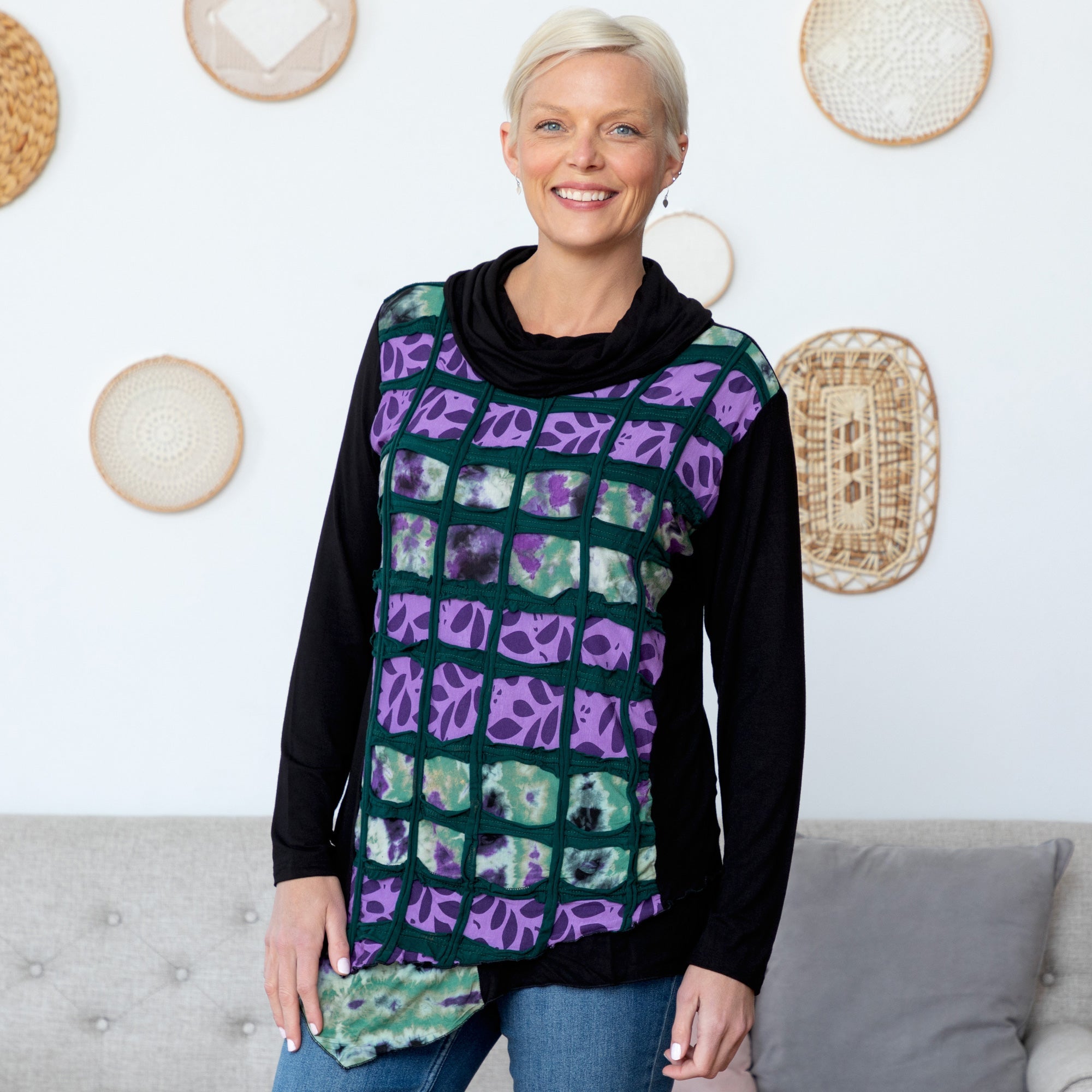 Stacked & Layered Tunic - Aaria Tees Aaria Tees