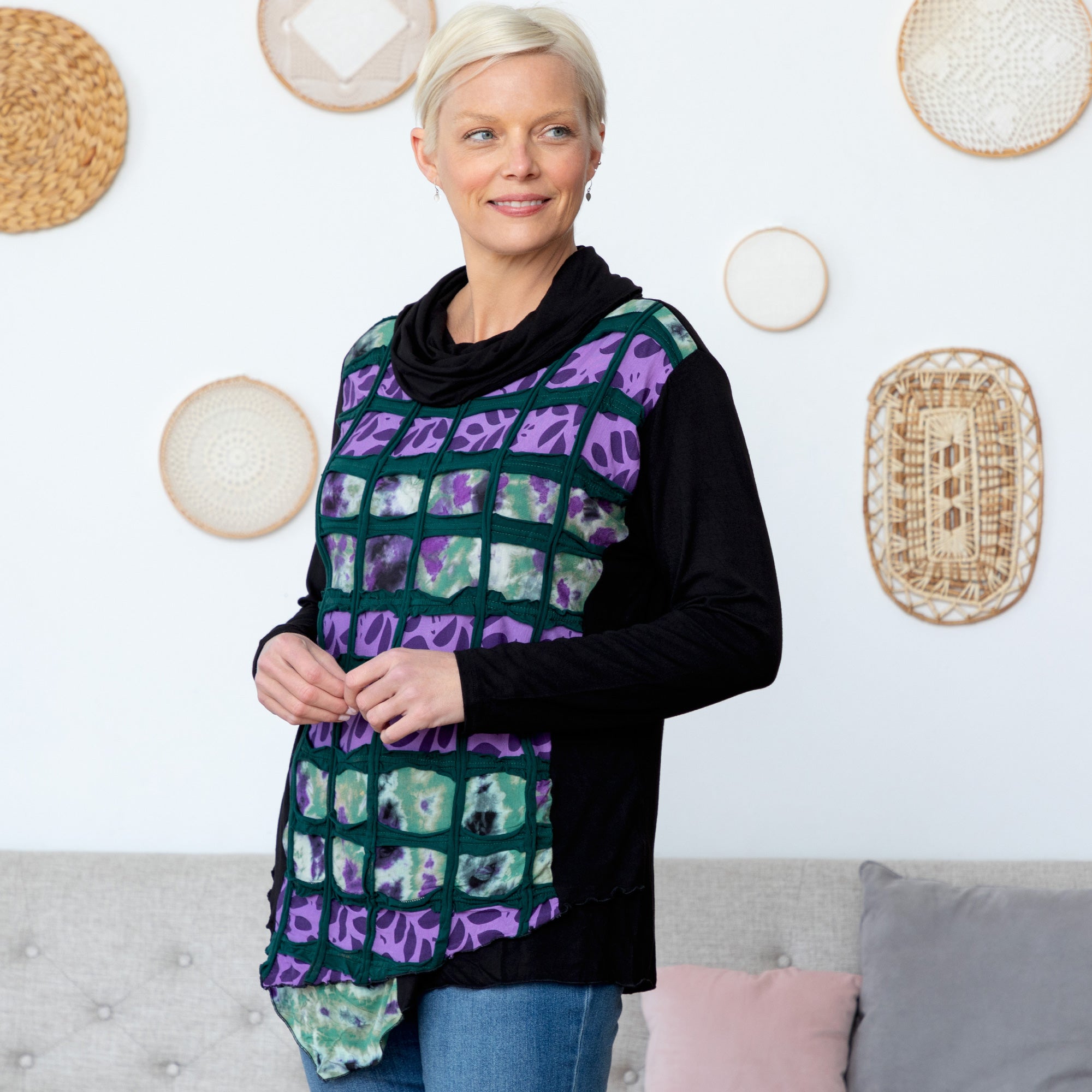 Stacked & Layered Tunic - Aaria Tees Aaria Tees
