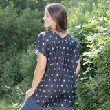 Animal Print Dolman Blouse - Aaria Tees Aaria Tees