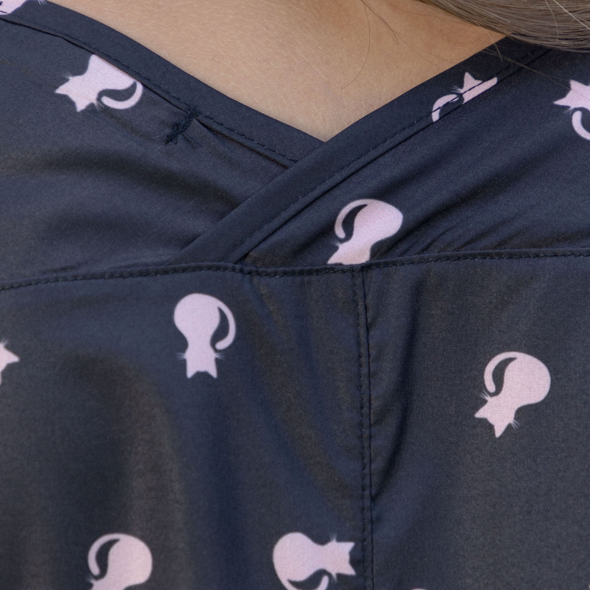 Animal Print Dolman Blouse - Aaria Tees Aaria Tees