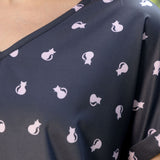 Animal Print Dolman Blouse - Aaria Tees Aaria Tees