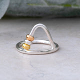 Up & Over Sterling Silver Fidget Ring - Aaria Tees Aaria Tees