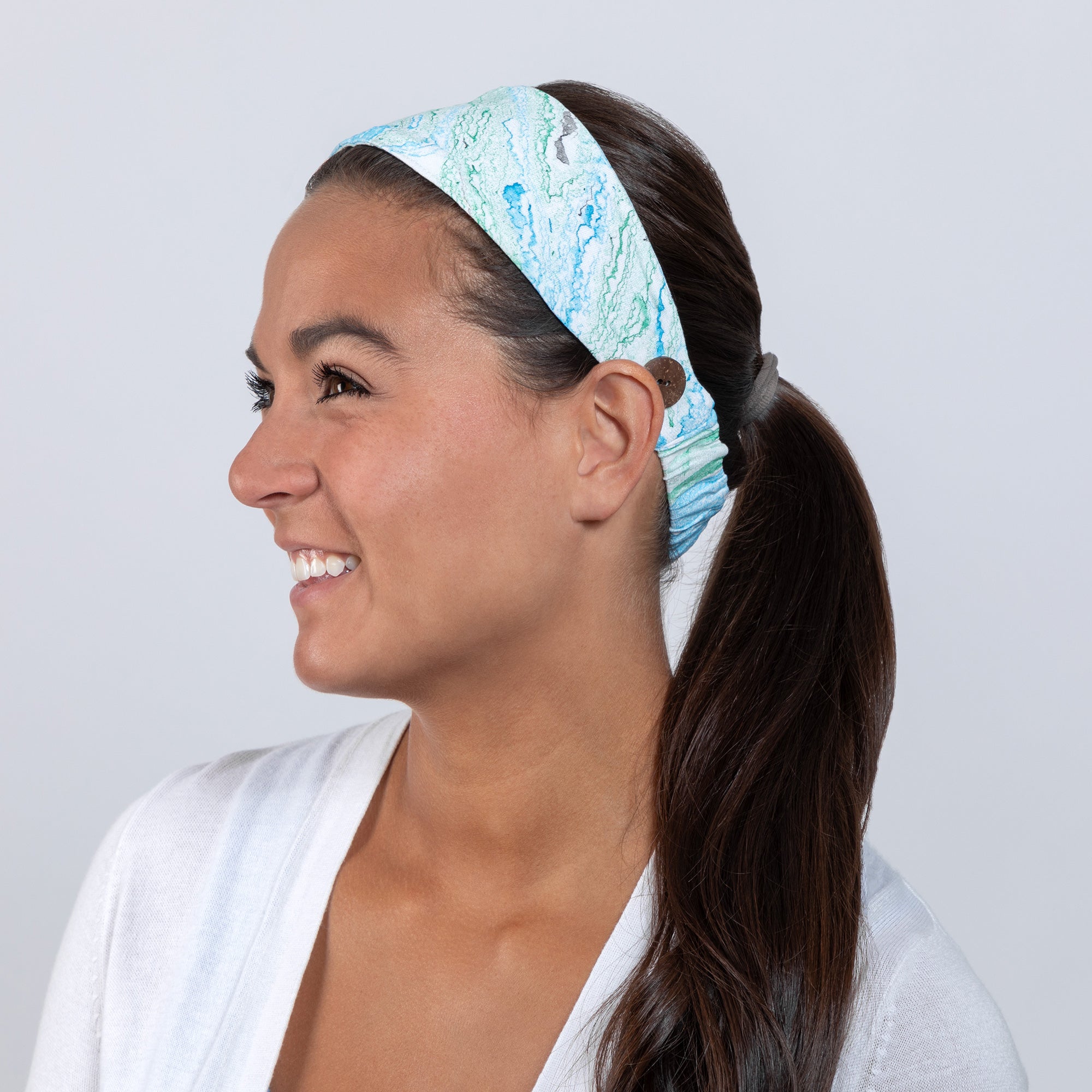 Marbleous Color Face Mask & Headband - Aaria Tees Aaria Tees