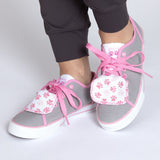 Women's Paw Print Low Top Shoes - Aaria Tees Aaria Tees