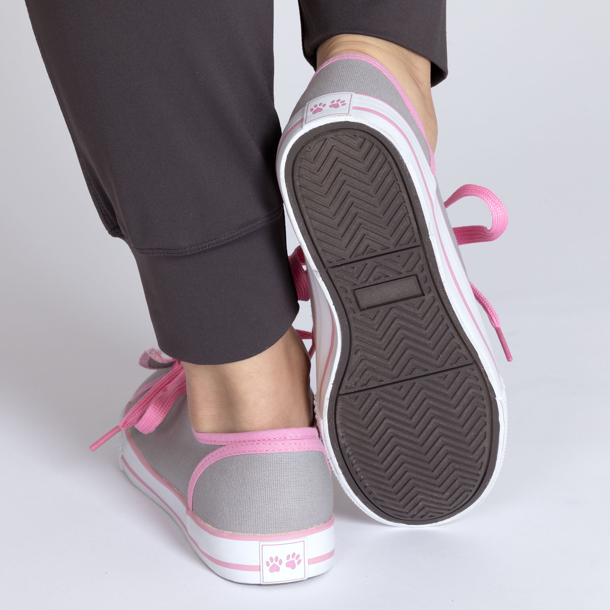 Women's Paw Print Low Top Shoes - Aaria Tees Aaria Tees