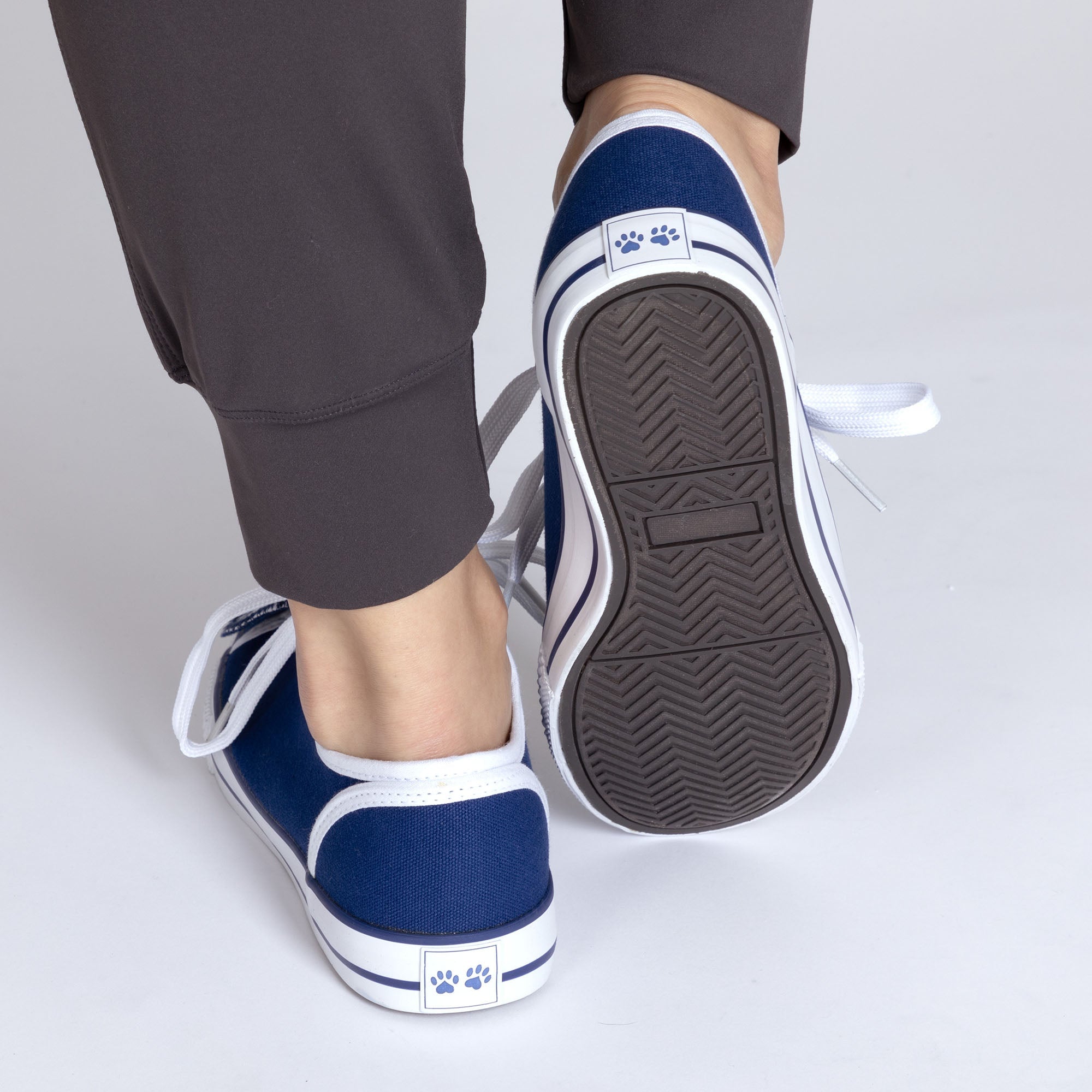 Women's Paw Print Low Top Shoes - Aaria Tees Aaria Tees