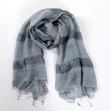 Silky Stripe Scarf - Aaria Tees Aaria Tees