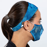 Butterflies in Bloom Face Mask & Headband - Aaria Tees Aaria Tees