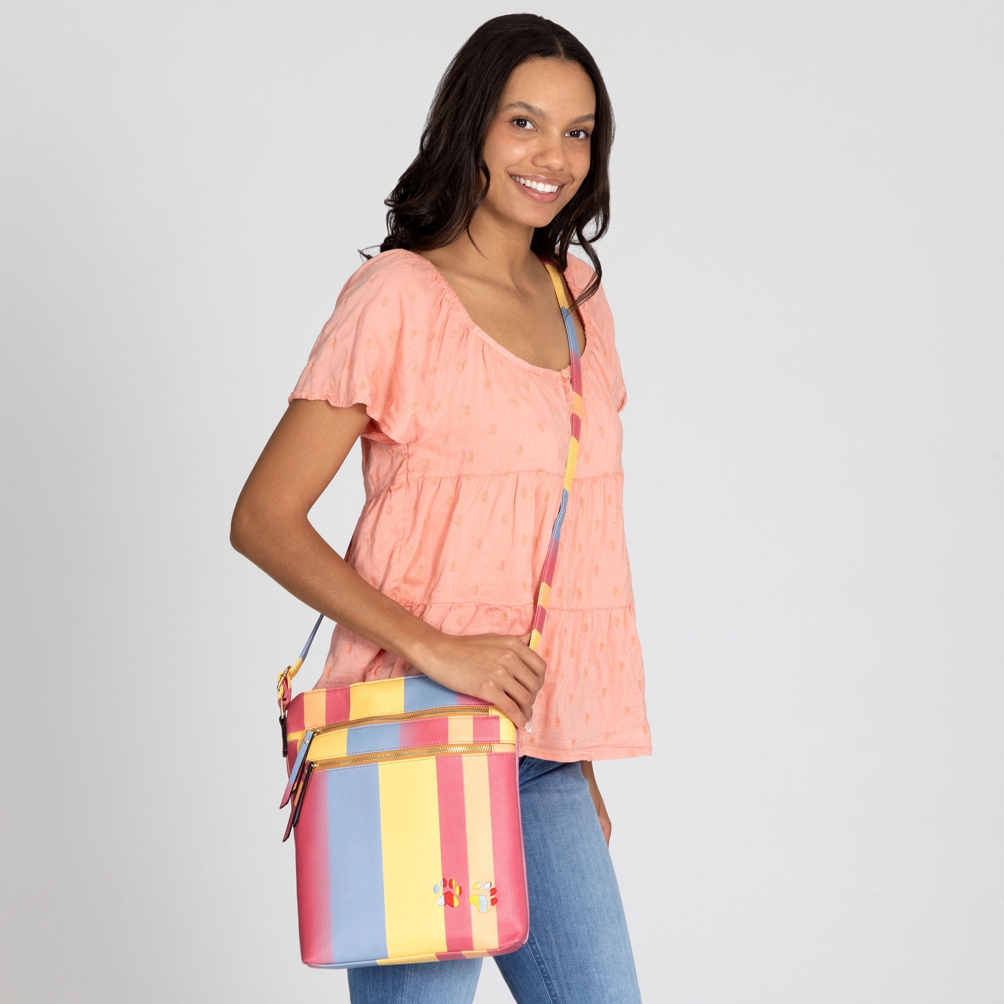 Ombre Paws Crossbody Bag - Aaria Tees Aaria Tees