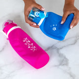 HydroGood Collapsible Silicone Water Bottle - Aaria Tees Aaria Tees