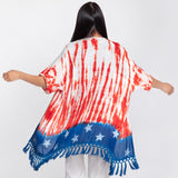 Stars & Stripes Handcrafted Lightweight Kimono - Aaria Tees Aaria Tees