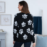 Cozy in Paws Knit Sweater - Aaria Tees Aaria Tees