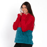 Two Tone Fleece Pullover - Aaria Tees Aaria Tees