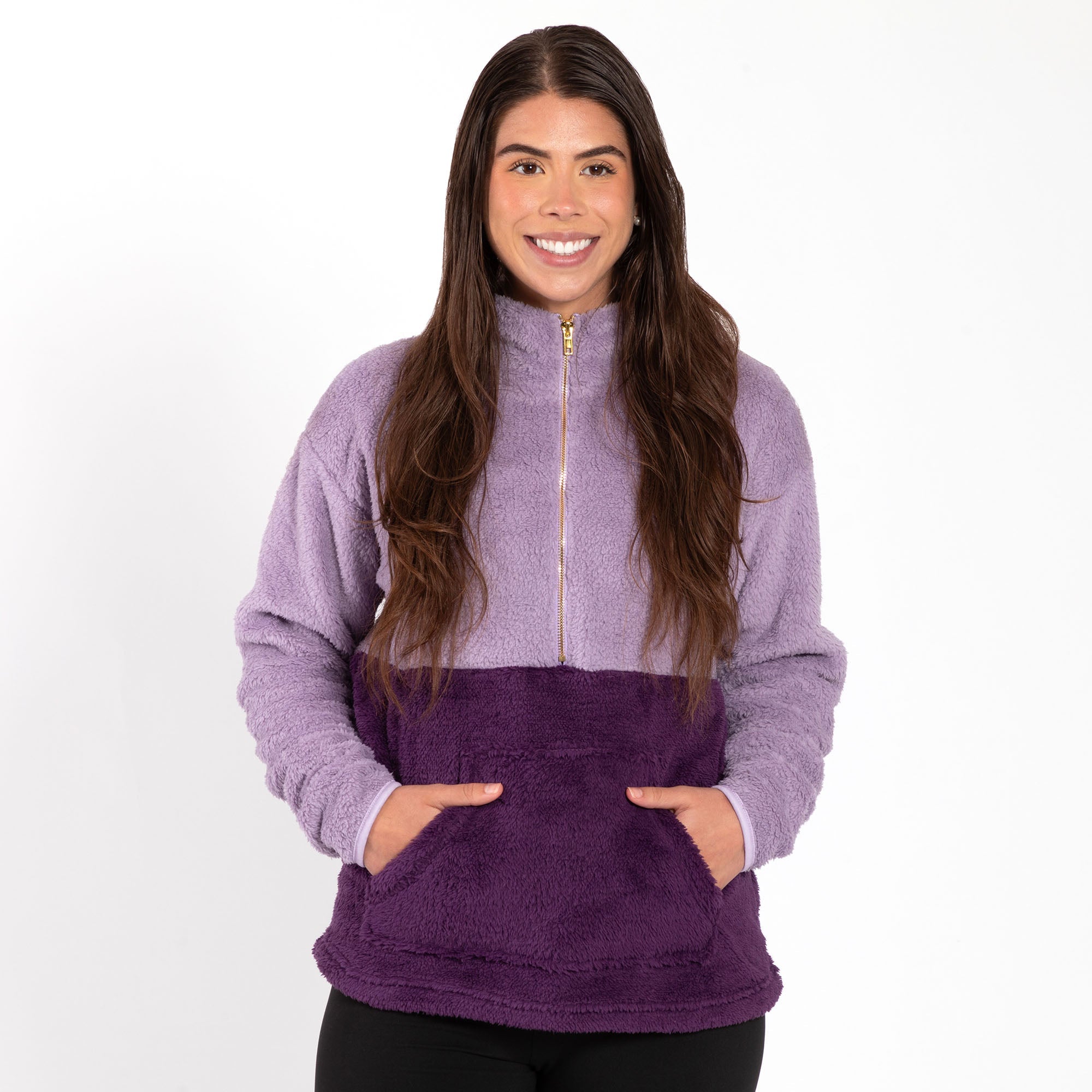 Two Tone Fleece Pullover - Aaria Tees Aaria Tees