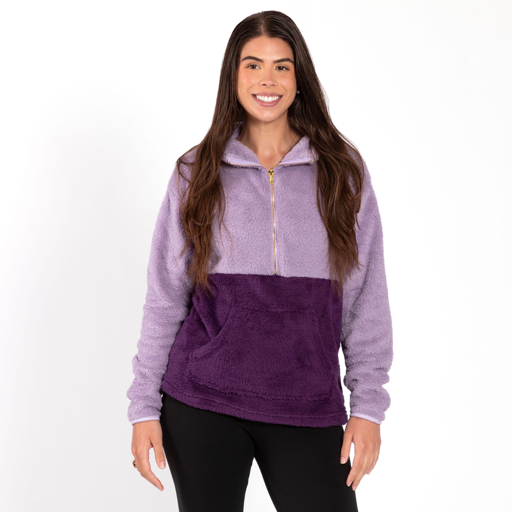Two Tone Fleece Pullover - Aaria Tees Aaria Tees