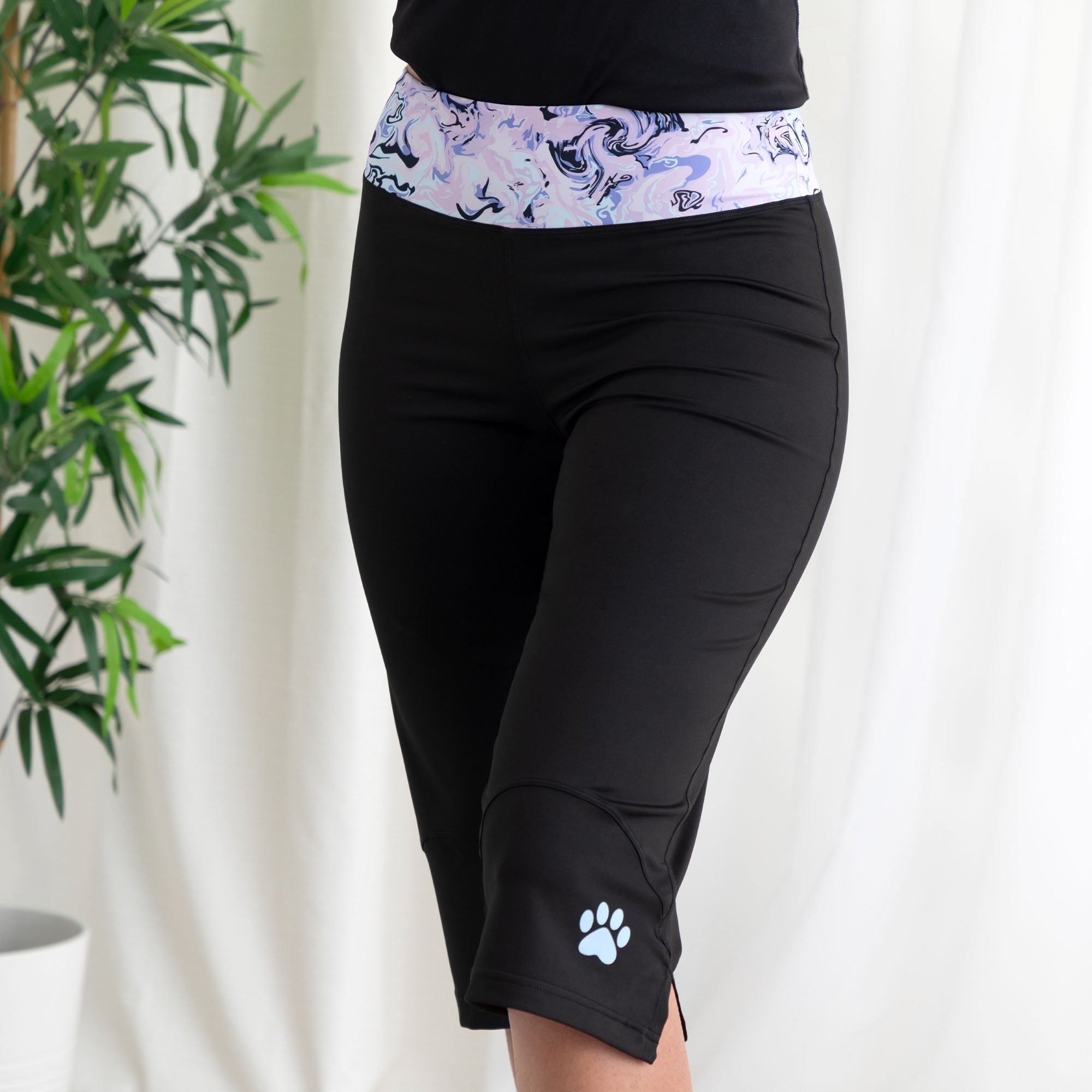 Yoga Paw Print Cross Over Separates - Aaria Tees Aaria Tees