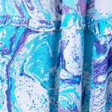 Swirl Dye Ruffle Separates - Aaria Tees Aaria Tees