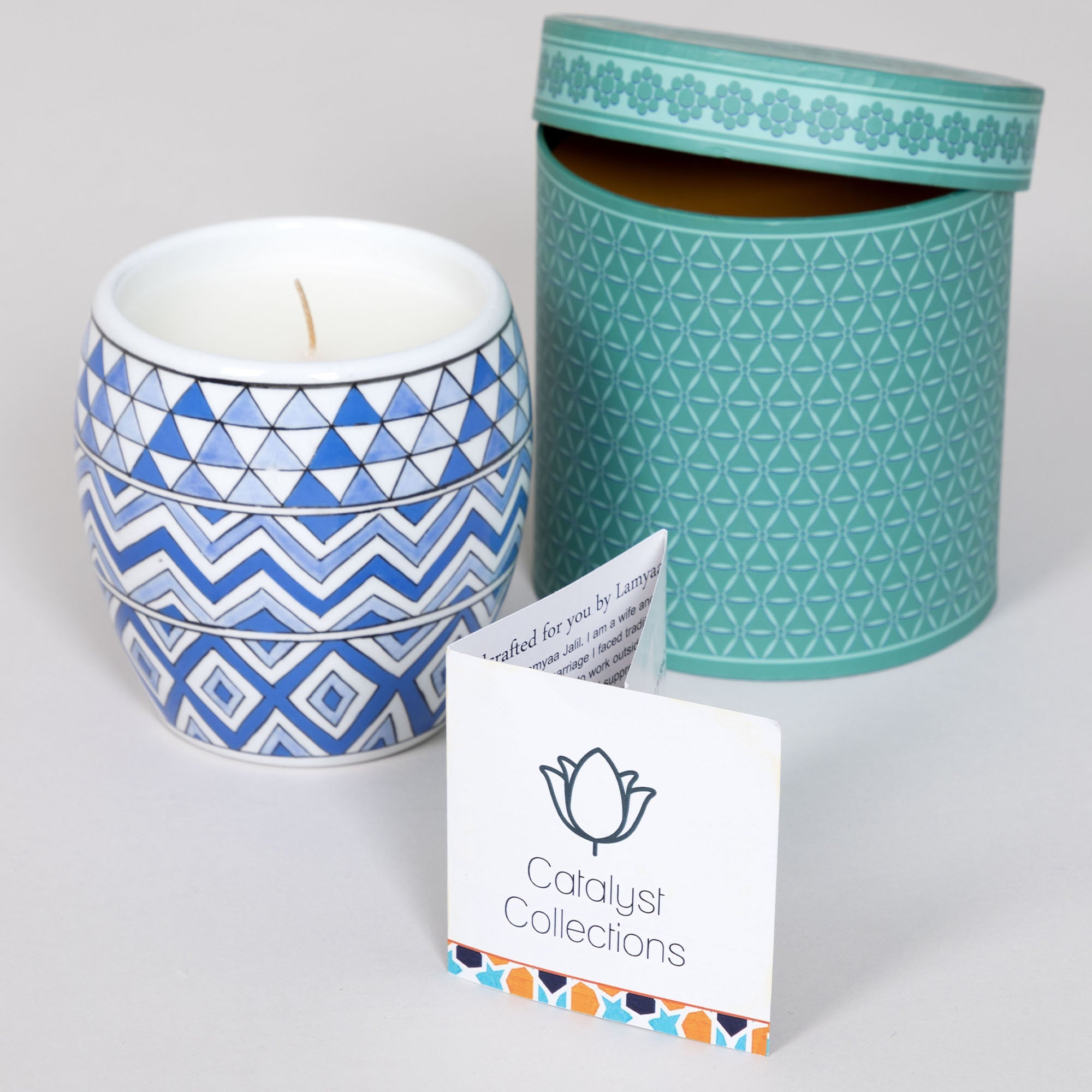 Ceramic Artisan Hand-Poured Candle - Aaria Tees Aaria Tees
