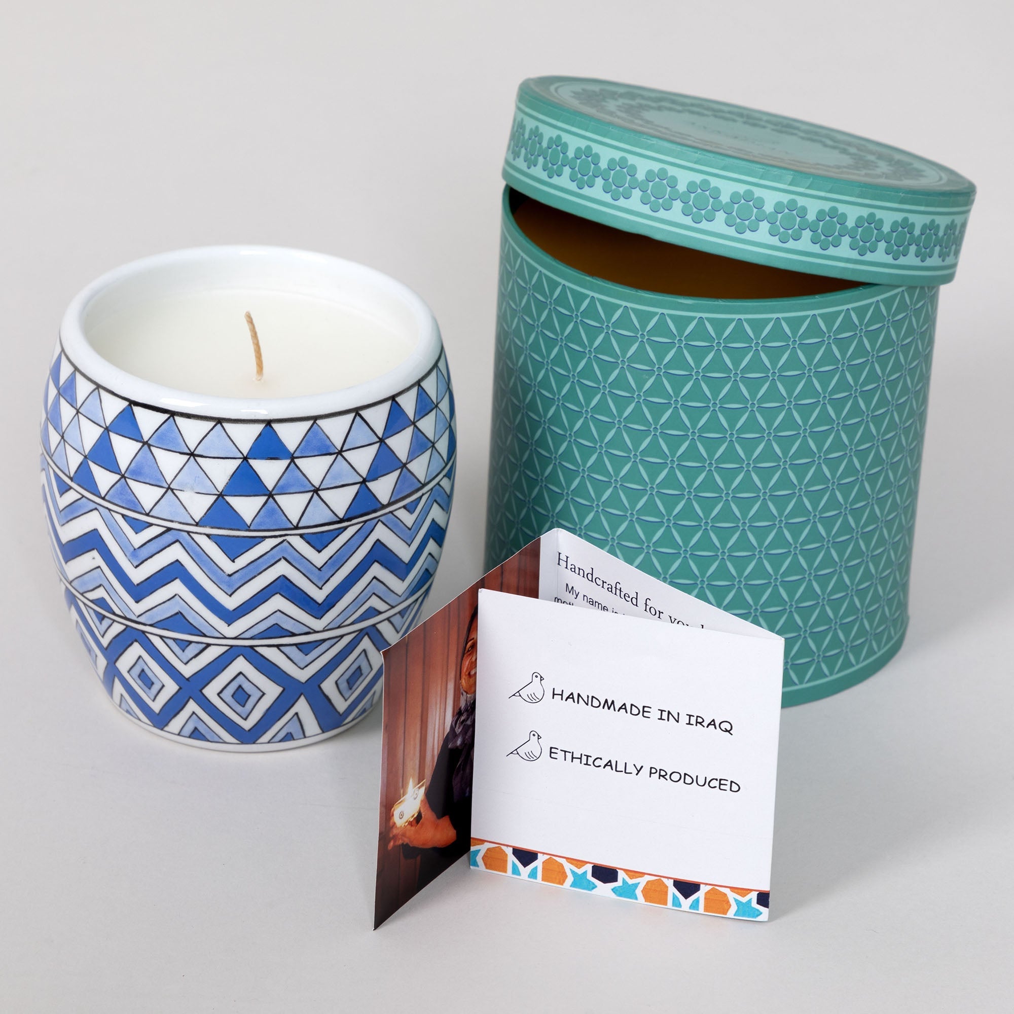 Ceramic Artisan Hand-Poured Candle - Aaria Tees Aaria Tees