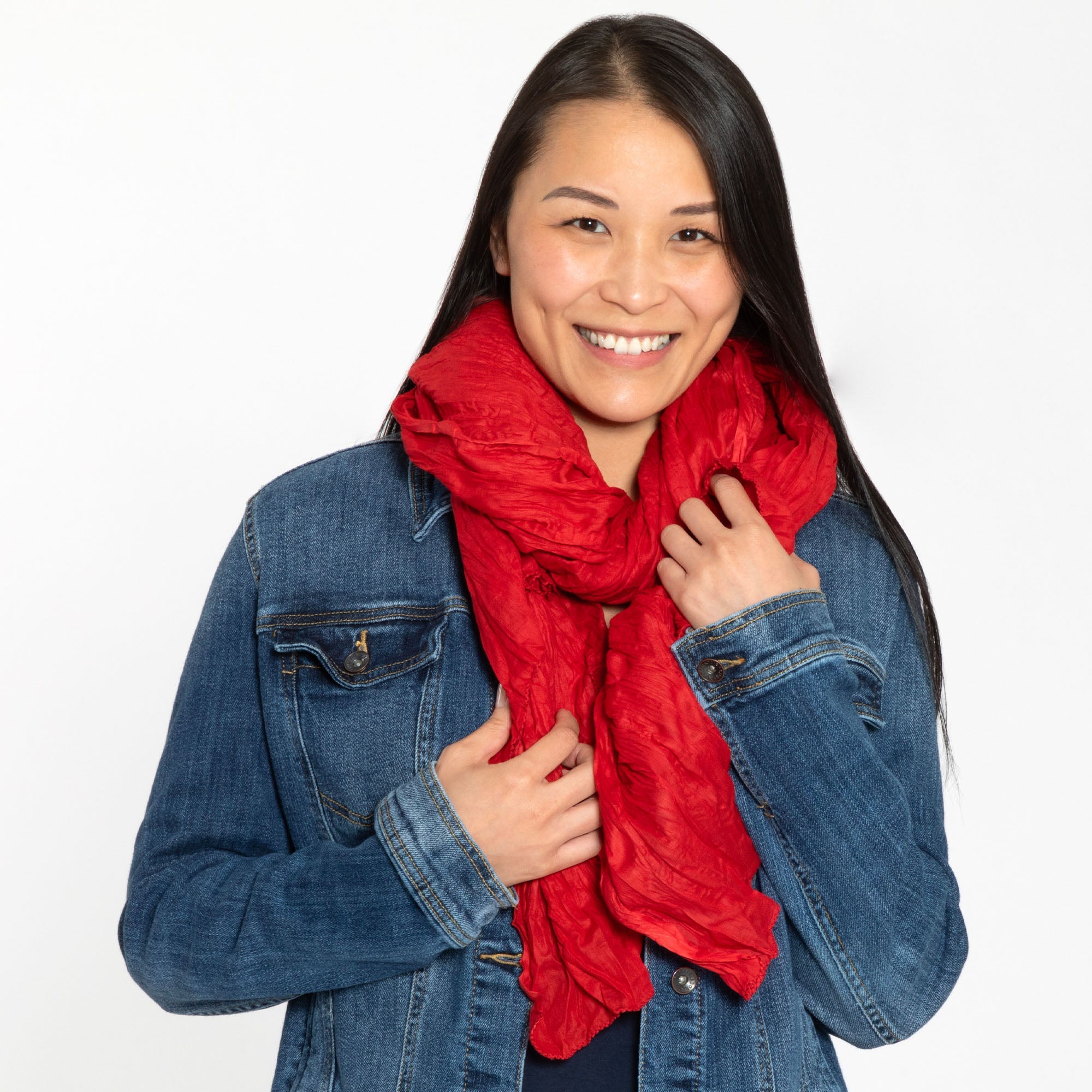 Classic Cotton Crinkle Scarf - Aaria Tees Aaria Tees