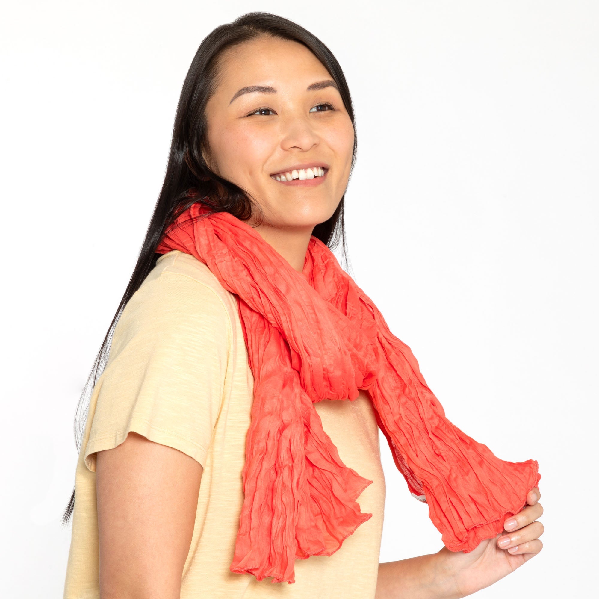 Classic Cotton Crinkle Scarf - Aaria Tees Aaria Tees