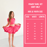 Power Twirl Skirt Set Aaria Tees