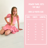 Power Twirl Skirt Set Aaria Tees