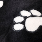 Paw Print Plush Sherpa Fleece-Lined Vest - Aaria Tees Aaria Tees