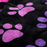Paw Print Plush Sherpa Fleece-Lined Vest - Aaria Tees Aaria Tees