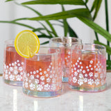 Pearl Iridescent Glass - Set of 4 - Aaria Tees Aaria Tees