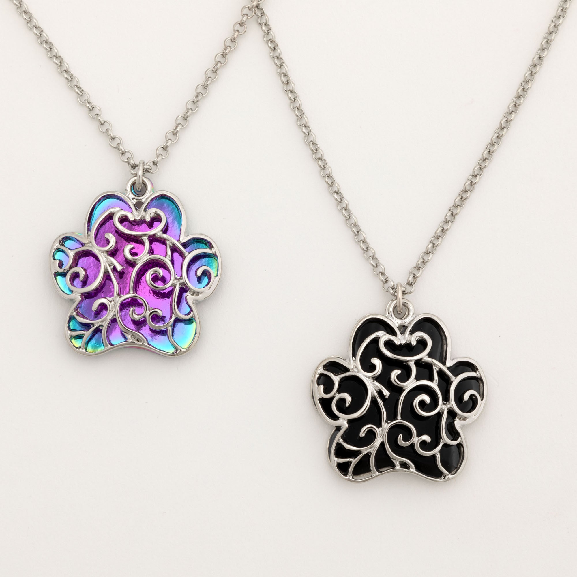 Fur-Ever Home Paw Charm Necklace - Aaria Tees Aaria Tees