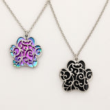 Fur-Ever Home Paw Charm Necklace - Aaria Tees Aaria Tees