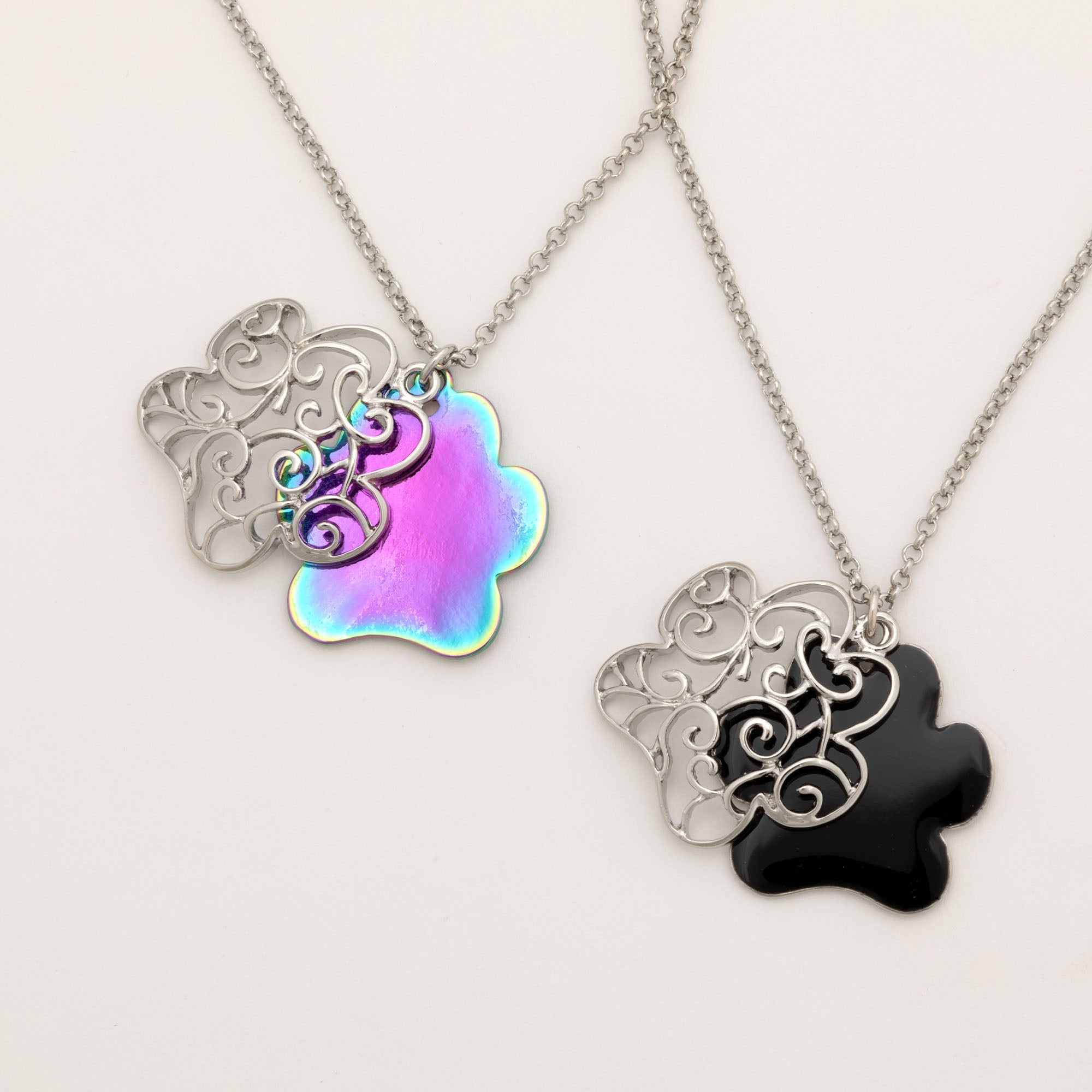 Fur-Ever Home Paw Charm Necklace - Aaria Tees Aaria Tees
