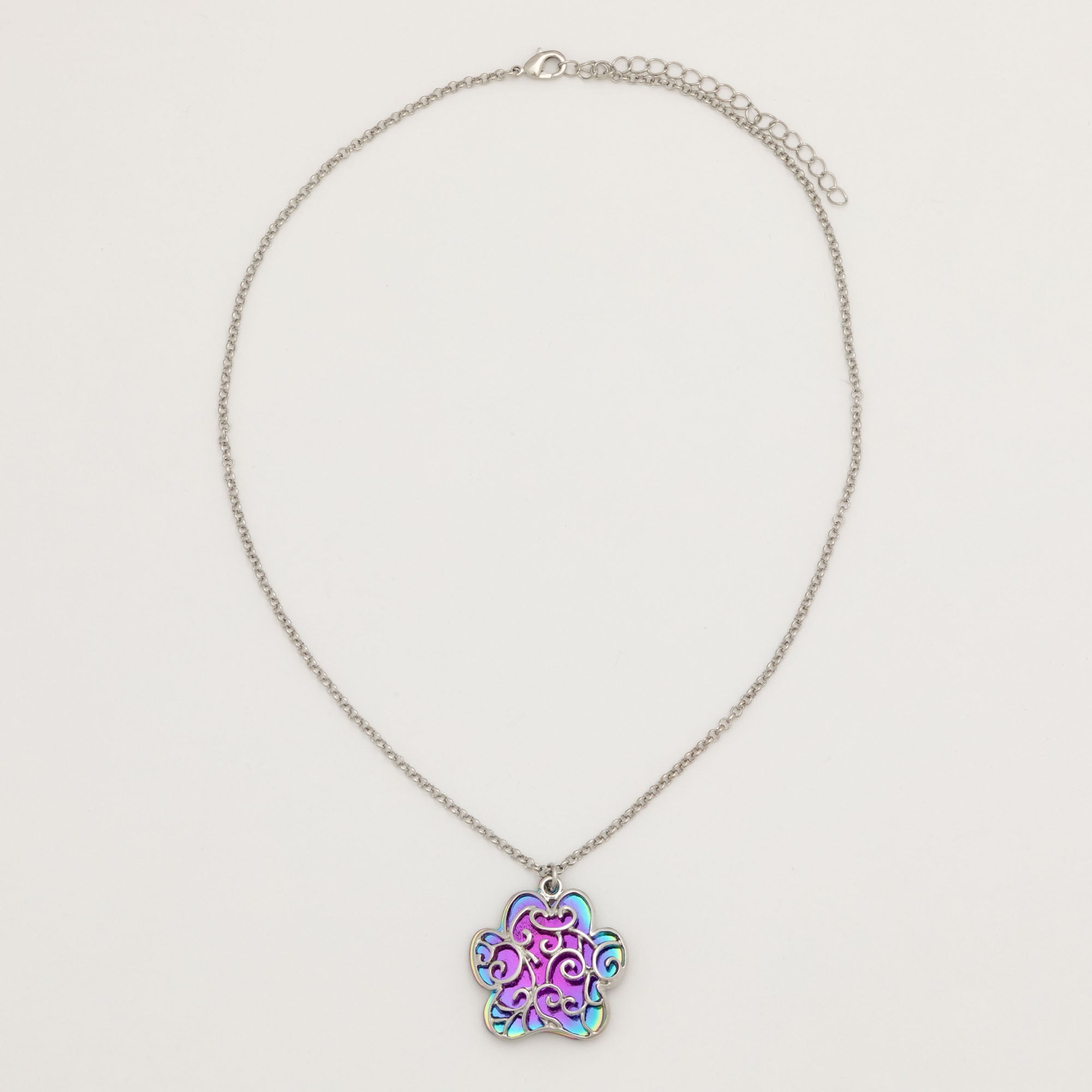 Fur-Ever Home Paw Charm Necklace - Aaria Tees Aaria Tees