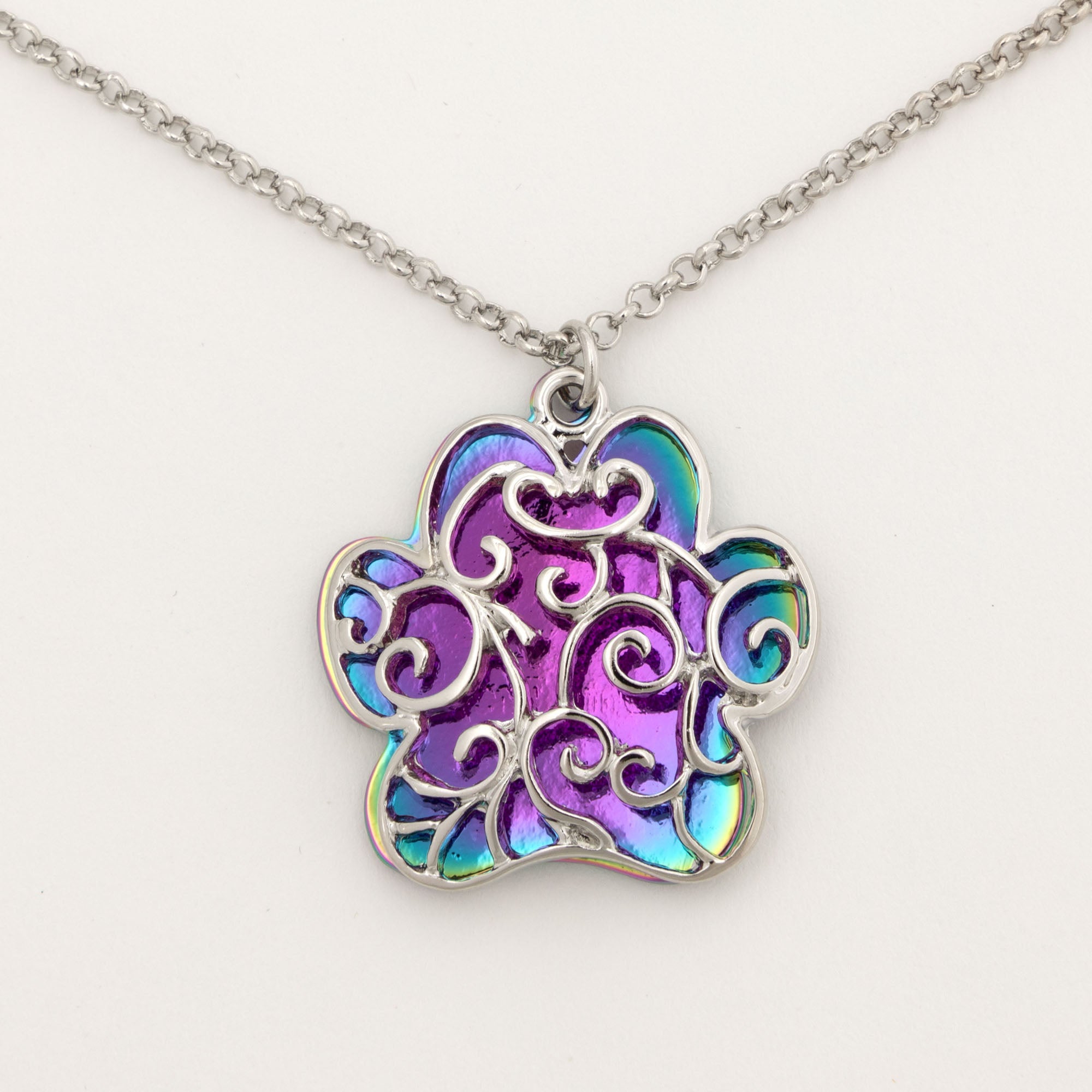 Fur-Ever Home Paw Charm Necklace - Aaria Tees Aaria Tees