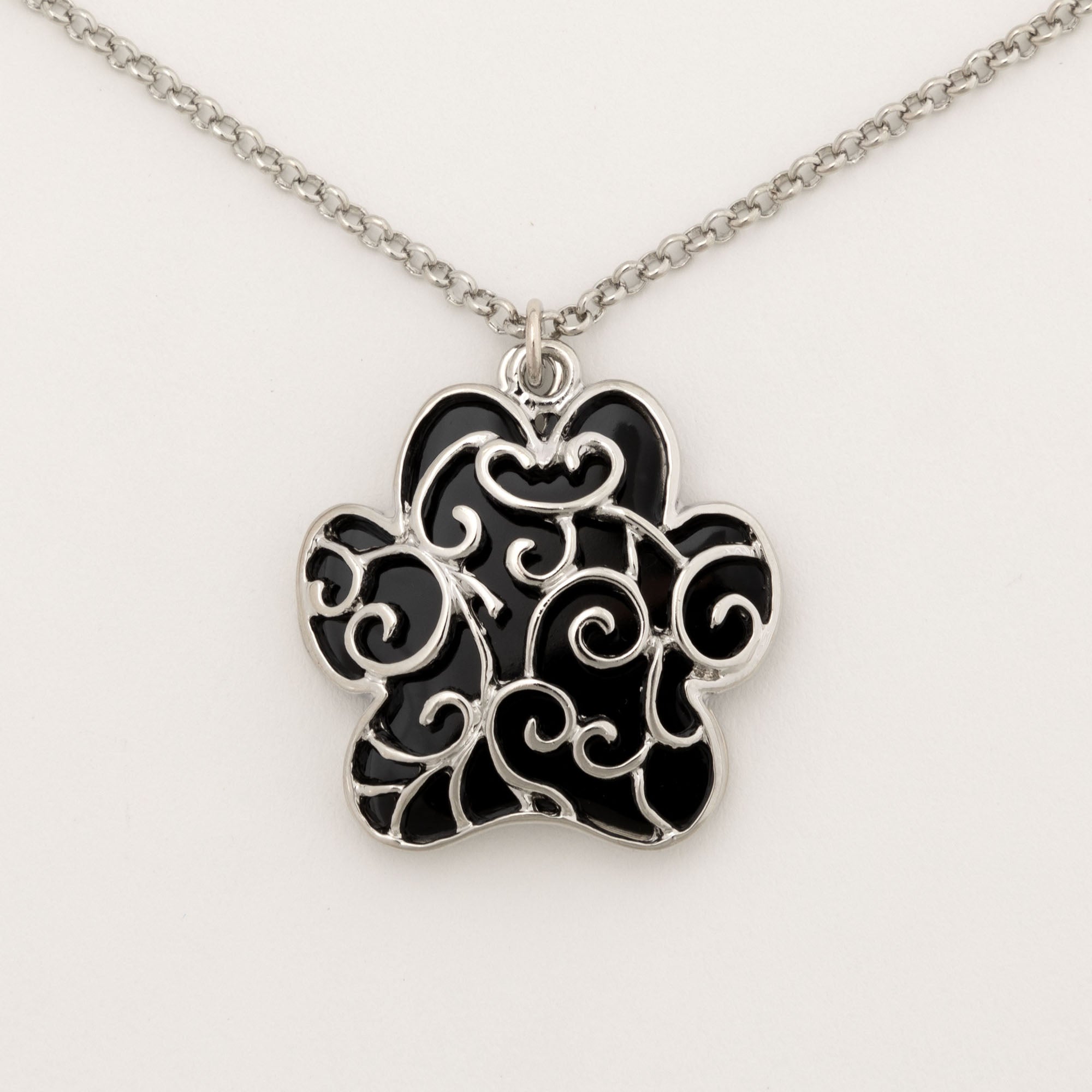 Fur-Ever Home Paw Charm Necklace - Aaria Tees Aaria Tees