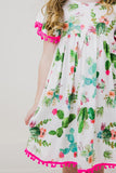 Cute Cactus Pom Pom Dress - Aaria Tees Aaria Tees