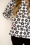 Girly vibes collection- Midnight flower Aaria Tees