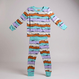 Hills Bamboo PJ Set - Premium Kids Pajamas | Eco-Friendly Sleepwear Aaria Tees