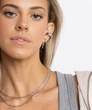 Codie Link Necklace Silver Aaria Tees