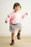 Brown lace up bootie Aaria Tees