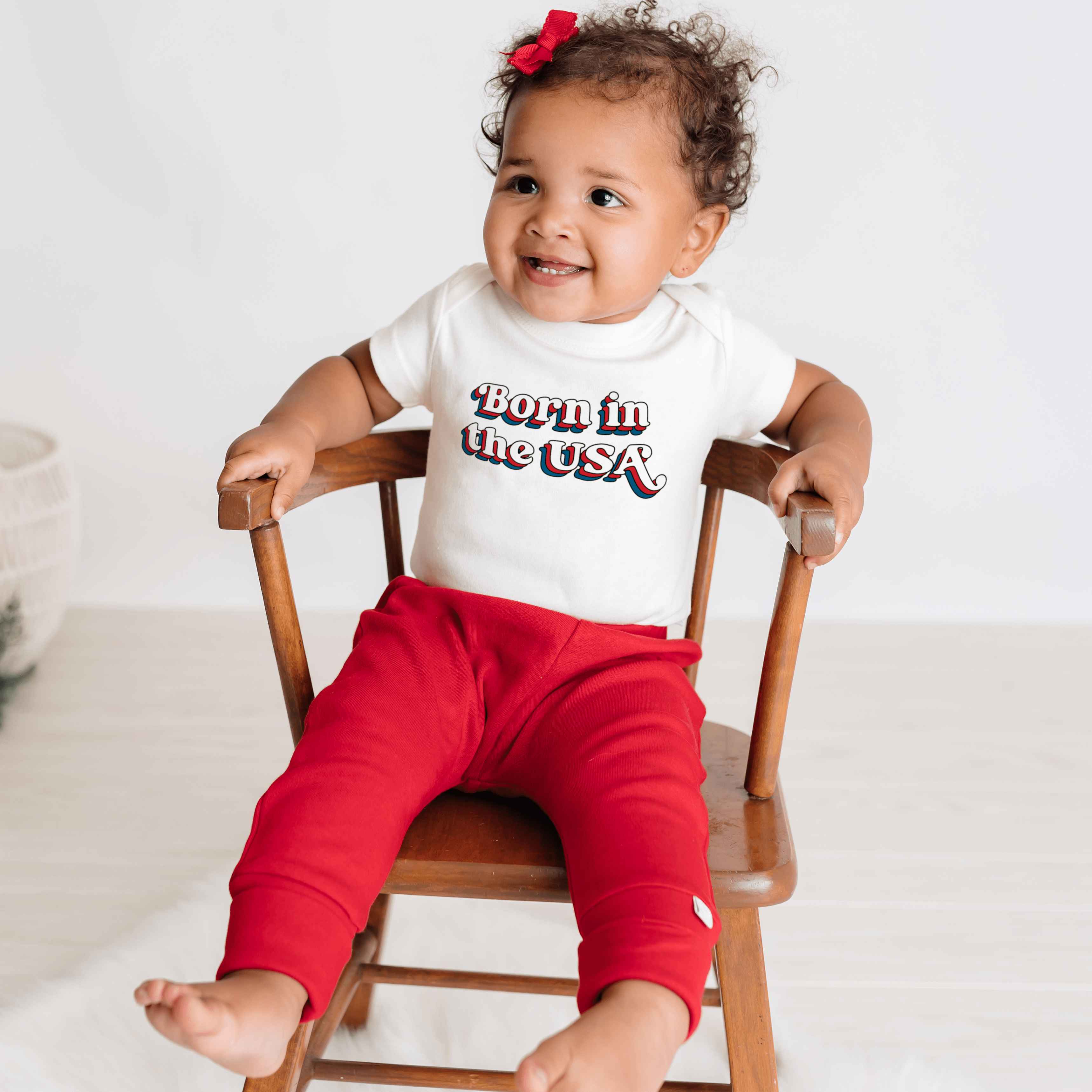 graphic bodysuit | born in the usa - Aaria Tees Aaria Tees
