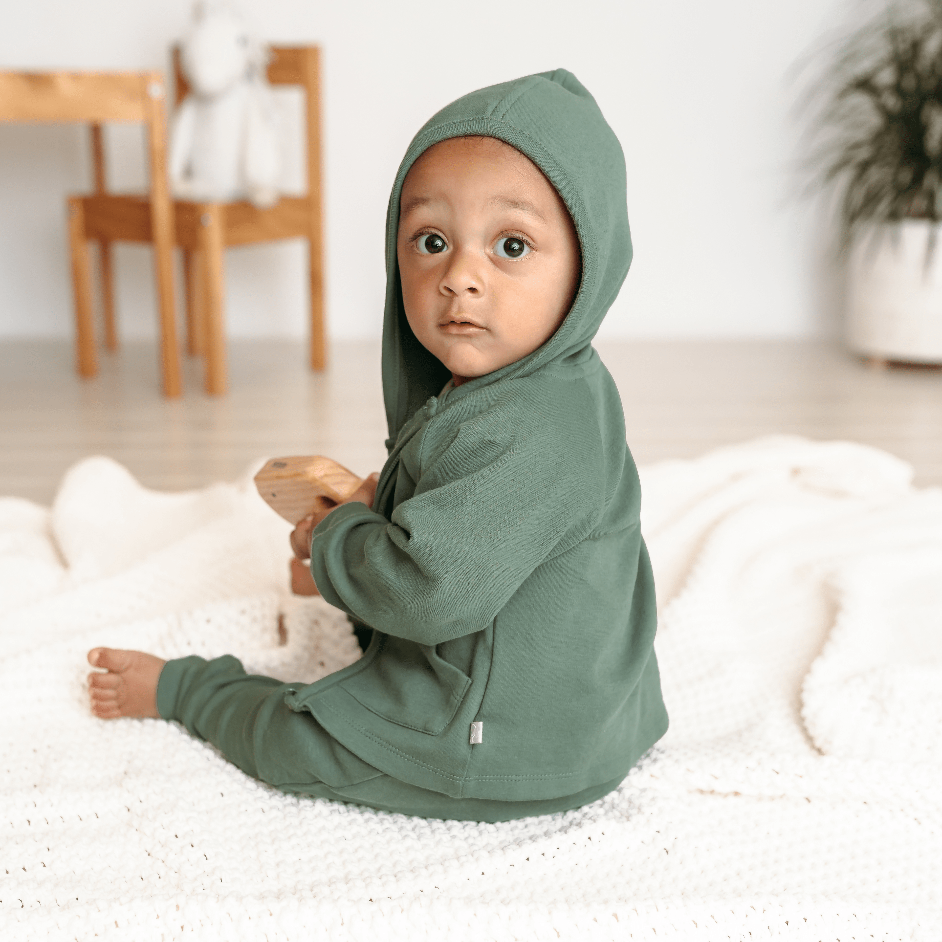 hoodie | basil green - Aaria Tees Aaria Tees